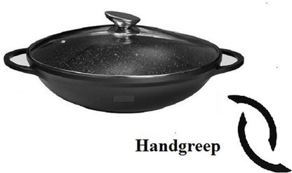 Wokpan (36 cm) Krasvrij Coating - Geschikt voor alle warmtebronnen