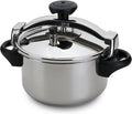 Snelkookpan RVS (6 ltr-22 cm) Inductie geschikt