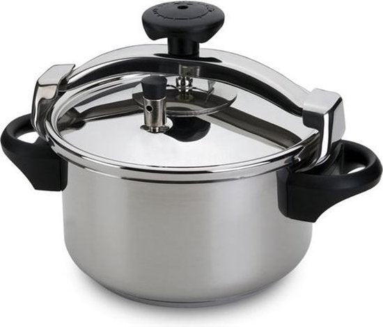 Snelkookpan RVS-10ltr (Geschikt voor alle warmtebronnen)-RVS Pressure Cooker 10ltr