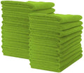 Homéé Microvezel Schoonmaakdoekjes Vaatdoeken 340g/m² - Groen - 40 x 40 cm - Set van 20 Stuks